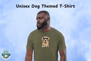 Golden Retriever Tee with Sunglasses – Quirky and Comfy Unisex Shirt for Dog Lovers – Great Gift for Golden Retriever Fans!