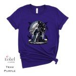Underworld Dark Goddess Graphic T-shirt for Witches - Divine Feminine Raven Skull Pagan Shirt - Norse Mythology - Plus Size S-3X