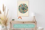 Maritime Meditation: Celestial Seashell Mandala Wall Art for Home Decor, Office - Dowloadable Printables Tranquil & Soothing Coastal Prints