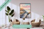 Coastal Sunrise Art Print - Lowcountry Landscape Wall Décor for Living Room, Foyer, Hallways, Office - Serene Downloadable Printable Art
