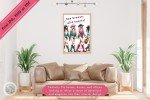 Sea Breeze, Wild Hearts! - Coastal Cowgirls Wall Art Printable for Home & Dorm Decor, Apartment Poster, Trendy - Instant Digital Download