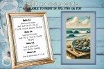 Coastal Elegance: Vintage-Inspired Maritime Oyster Print, Printable Wall Art - Oyster Shells - Dining Room Wall Art, Office-Downloads Files