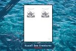 Enchanting Kuwaii Sea Creatures: 37-Designs Printable and Colorable Sticker Pack - Cute Stickers - Under The Sea - Coastal -Instant Download