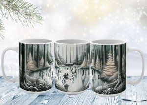 Winter Whisper Enchanted Forest Coffee Mug, 11oz, 15oz