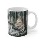Winter Whisper Enchanted Forest Coffee Mug, 11oz, 15oz