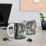 Winter Whisper Enchanted Forest Coffee Mug, 11oz, 15oz