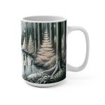 Winter Whisper Enchanted Forest Coffee Mug, 11oz, 15oz
