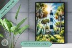 Coastal Beacon: Majestic Lighthouse Wall Art for Home and Office - Downloadable Printable Coastal Decor Digital Prints