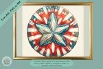 Coastal Charm Sand Dollar Wall Art Print – Vibrant Nautical Decor for Home and Office-Downloadable Printable Unique Coastal Style Beachy Art