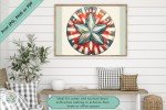 Coastal Charm Sand Dollar Wall Art Print – Vibrant Nautical Decor for Home and Office-Downloadable Printable Unique Coastal Style Beachy Art