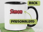 CERTIFIED FREAK CAT Mug - Personalized Crazed Kitty Image Coffee Cup, Personalized Funny Pet Lover Gift, Unique Custom Ugly Mug Cat Owners