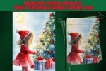 Enchanted Holiday Moments - Child&#39;s Christmas Wonder Garden Flag, Cute Seasonal Decor for Kids, Festive Home Accent