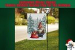Enchanted Winter Gnome Garden Flag | Festive Outdoor Decor for the Holidays, Perfect for Winter Wonderland Themes