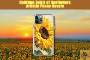 Uplifting Spirit of Sunflowers Phone Case - Premium Design, Protective & Stylish Sunflower Theme Phones