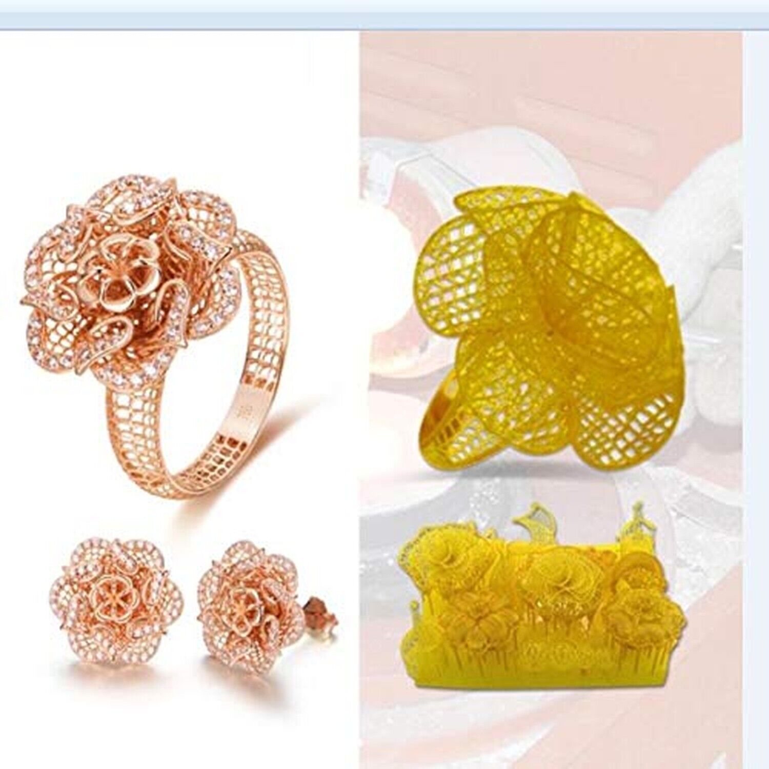 Castable Resin for 3D Jewelry Printing - 1000 ml