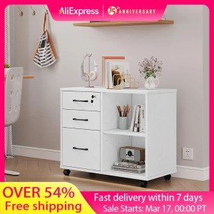 Mobile 3-Drawer 3D Printer Stand with Wheels