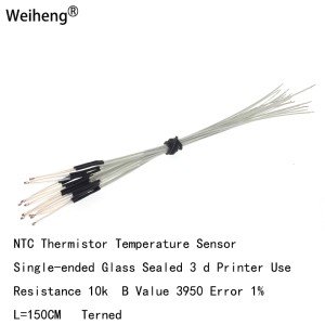 10PCS 10k NTC Thermistor for 3D Printers