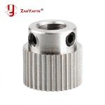 MK7 MK8 Stainless Steel Drive Gear for 3D Printers