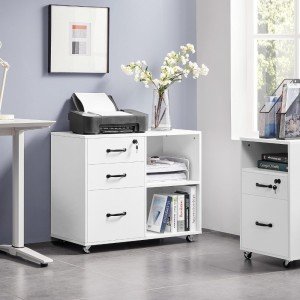 Mobile Lateral Filing Cabinet & Printer Stand