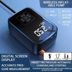 LEIBOO Wireless Electric Tire Inflator with Display