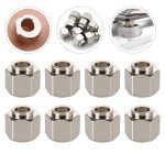 12 Eccentric Nuts for 3D Printer Parts