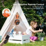 Rechargeable Portable Camping Fan with Light & Remote