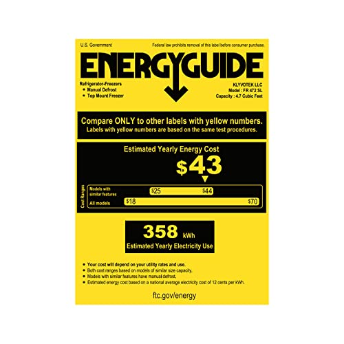 FRESTEC 4.7 Cu. Ft. Mini Fridge