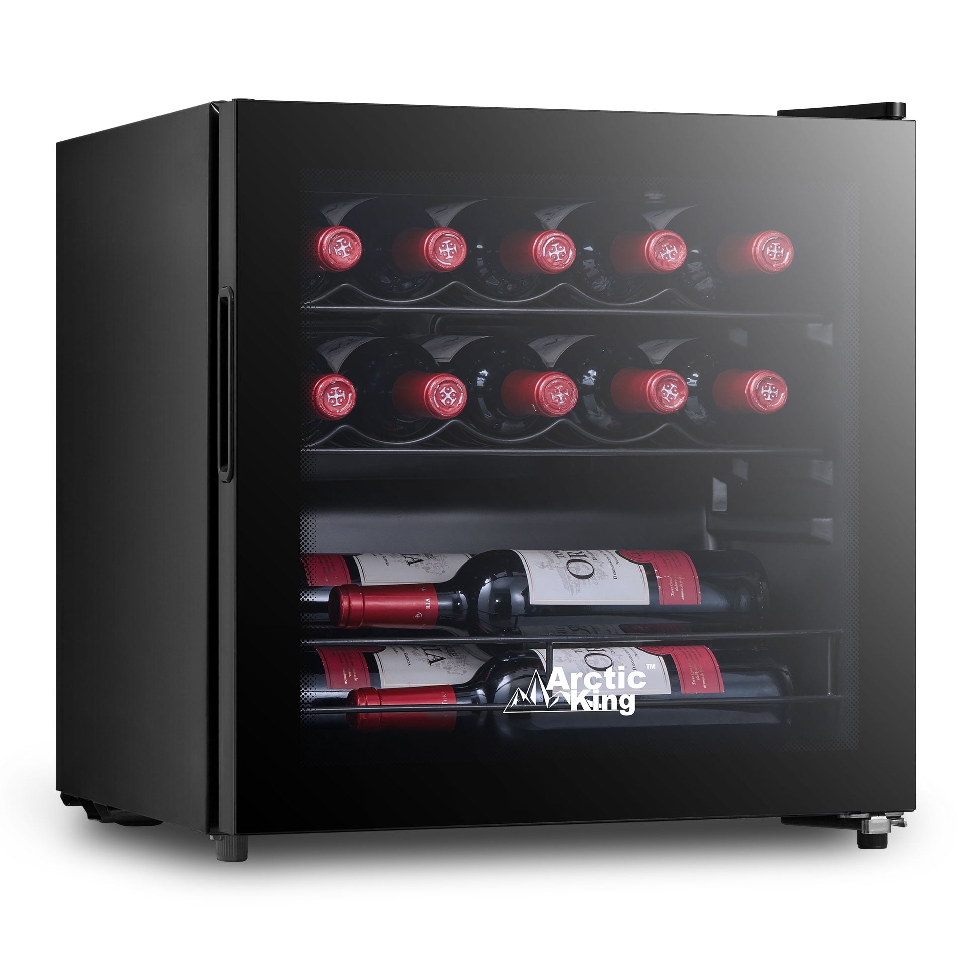 14-Bottle Countertop Wine Cooler with Glass Door