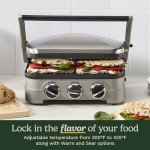 Cuisinart Panini Press, Sandwich Maker, Griddler (5-in-1)