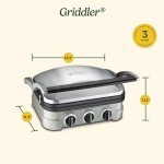 Cuisinart Panini Press, Sandwich Maker, Griddler (5-in-1)