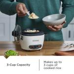 BLACK+DECKER Electric Rice Cooker with Keep-Warm Function