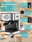 Gevi Espresso Machine with Milk Foaming Wand