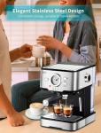 Gevi Espresso Machine with Milk Foaming Wand