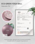 Trideer Anti-Burst Yoga Ball for Workouts