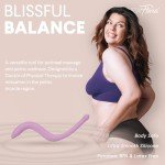 Vibrating S-Shaped Pelvic Wand for Muscle Relief