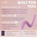 Vibrating S-Shaped Pelvic Wand for Muscle Relief