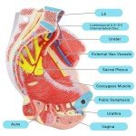 Life-Size Female Pelvis Model with Removable Organs