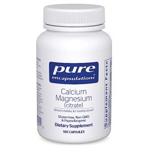 Calcium Magnesium Citrate for Bone Health – 180 Capsules