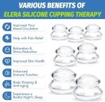 ELERA Silicone Cupping Therapy Set for Relaxation