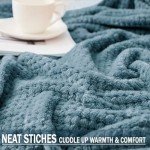 Cozy Extra Large Fleece Throw Blanket - Slate Blue
