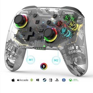 arVin Wireless Controller with RGB Light for Gaming