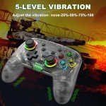 arVin Wireless Controller with RGB Light for Gaming