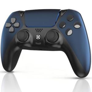 Midnight Blue PS5 Controller with Back Paddles