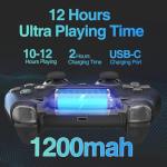 Midnight Blue PS5 Controller with Back Paddles