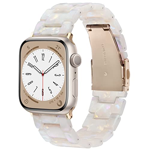 V-MORO Aurora White Apple Watch Resin Band
