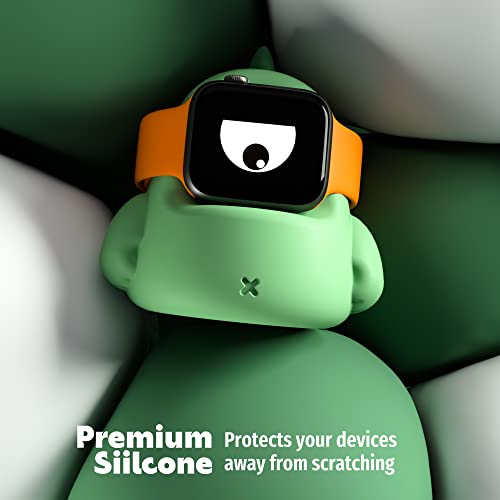 Mint Green Dinosaur Charger Stand for Apple Watch