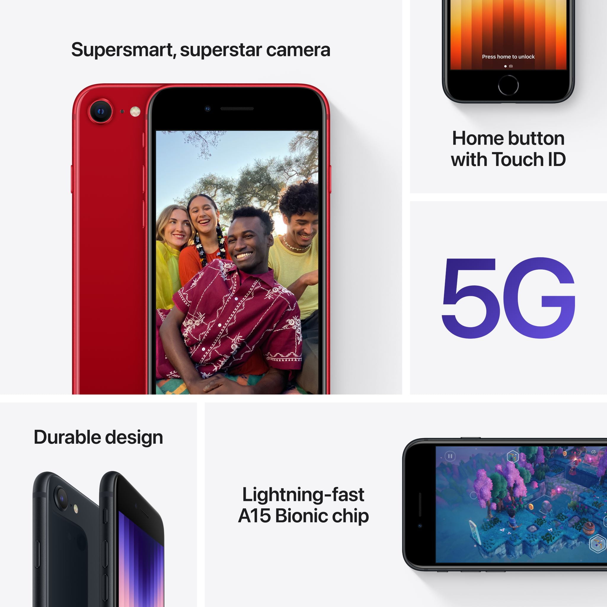 Verizon iPhone SE 3rd Gen 64GB Midnight
