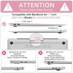 Pink Marble MacBook Air 13" Case with Accessories