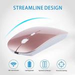 KLO Rose Gold Bluetooth Mouse for Mac Devices