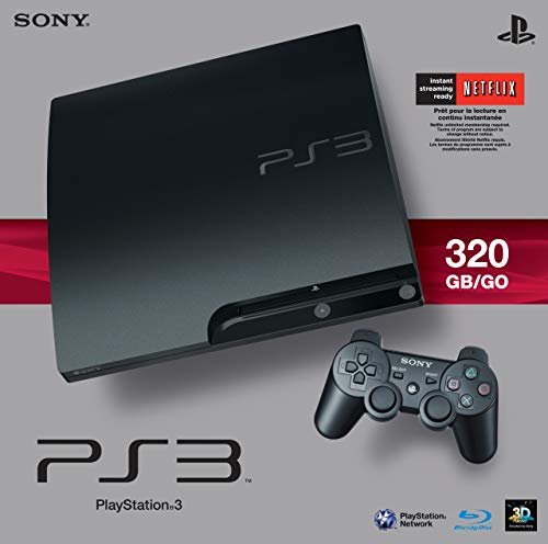 Sony PlayStation 3 Slim 320GB Charcoal Black Console